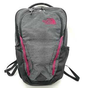 The North Face Padded Laptop Flexvent Vault Backpack Gray/Pink